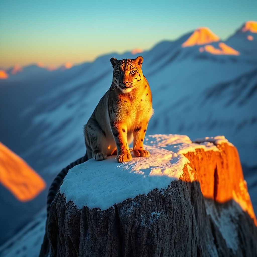 Snow leopard — FLUX Schnell