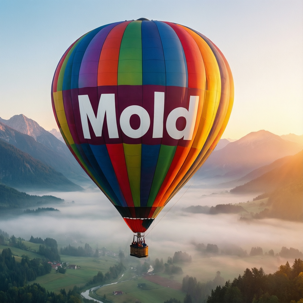 Hot air balloon — Qwen-Image 2512